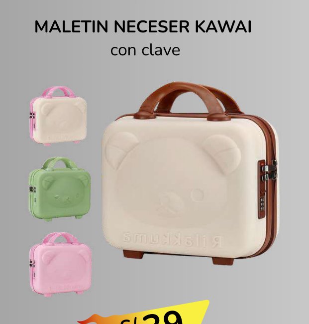 MALETIN NECESER KAWAI MALETIN NECESER KAWAI - Imagen 1