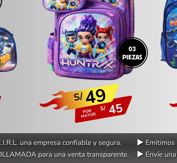 SET DE MOCHILA OFICIO SET DE MOCHILA OFICIO - Imagen 1