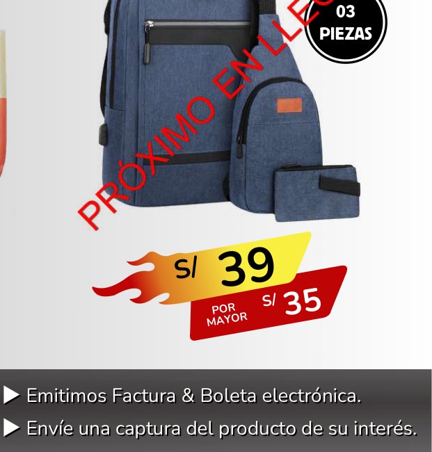 SET MOCHILA ELEGANT SET MOCHILA ELEGANT - Imagen 1