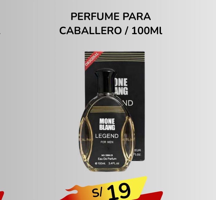 PERFUME PARA CABALLERO MONE BLANG LEGEND PERFUME PARA CABALLERO MONE BLANG LEGEND - Imagen 1