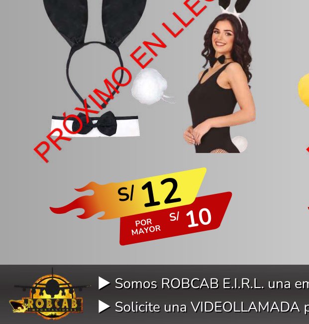 SET 3 PIEZAS CONEJITA PLAYBOY SET 3 PIEZAS CONEJITA PLAYBOY - Imagen 1