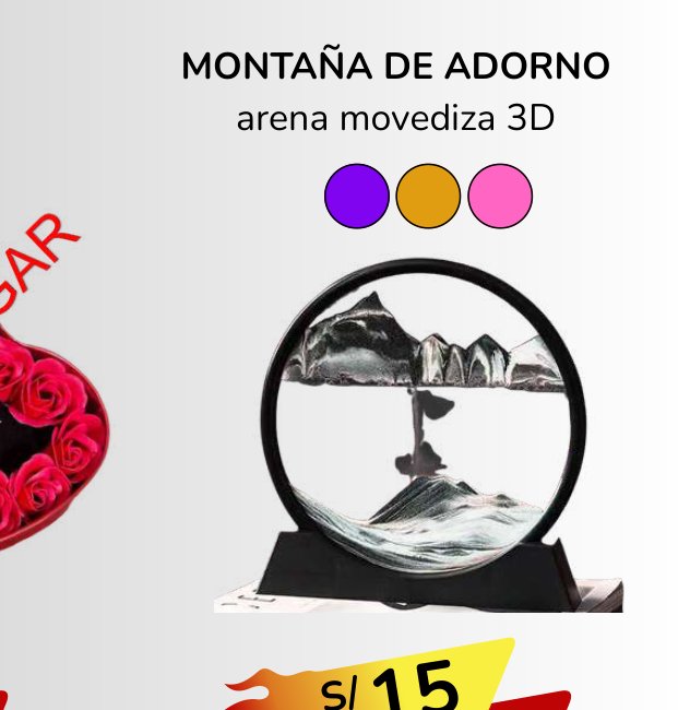 MONTAÑA DE ADORNO MONTAÑA DE ADORNO - Imagen 1