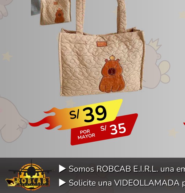 BOLSO CAPIBARA BOLSO CAPIBARA - Imagen 1