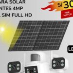 CAMARA SOLAR 4 LENTES 4MP