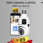 FOCO CAMARA 2 LENTES