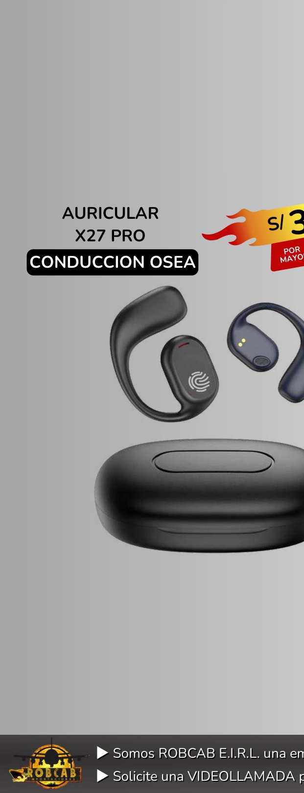 AURICULAR X27 PRO AURICULAR X27 PRO - Imagen 1