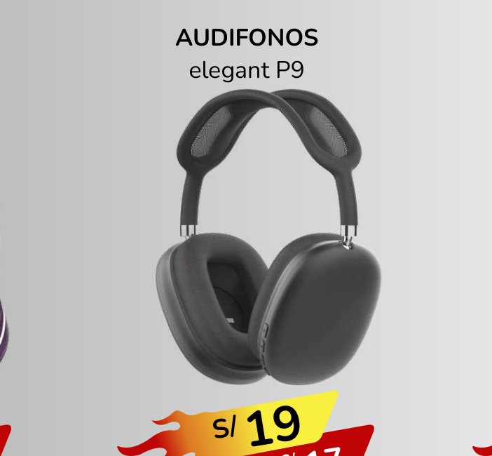 AUDIFONOS ELEGANT P9 AUDIFONOS ELEGANT P9 - Imagen 1