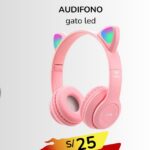 AUDIFONO GATO LED