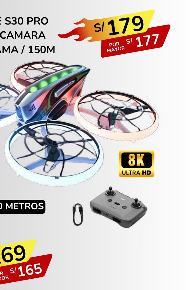 DRONE S30 PRO DUAL CAMARA DRONE S30 PRO DUAL CAMARA - Imagen 1