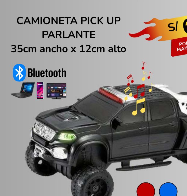 CAMIONETA PICK UP PARLANTE CAMIONETA PICK UP PARLANTE - Imagen 1