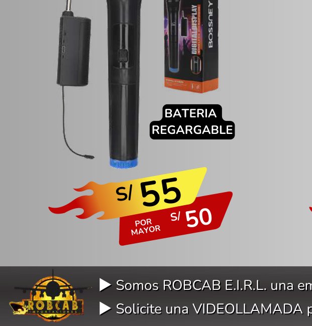 MICROFONO BOSSNEY / ROMAX MICROFONO BOSSNEY / ROMAX - Imagen 1