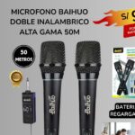 MICROFONO BAIHUO DOBLE INALAMBRICO