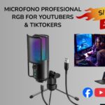 MICROFONO PROFESIONAL RGB FOR YOUTUBERS