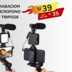 KIT DE GRABACION 3 EN 1 MICROFONO