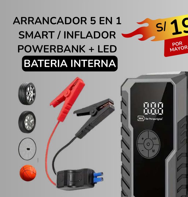 ARRANCADOR 5 EN 1 SMART ARRANCADOR 5 EN 1 SMART - Imagen 1