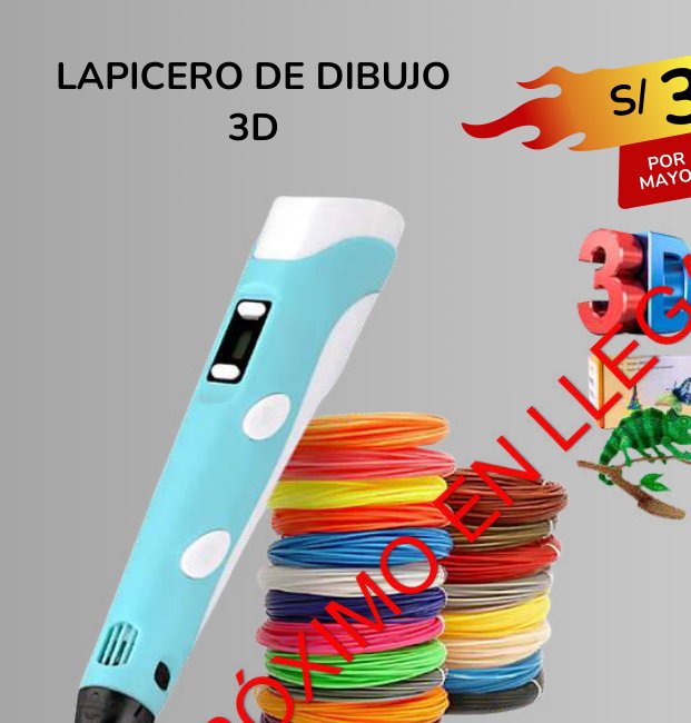 LAPICERO DE DIBUJO 3D LAPICERO DE DIBUJO 3D - Imagen 1