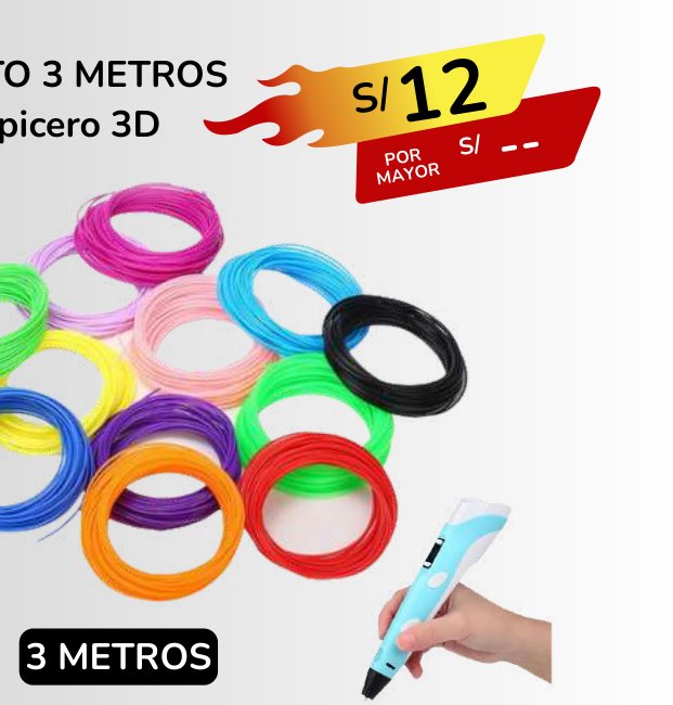 FILAMENTO 3 METROS FILAMENTO 3 METROS - Imagen 1