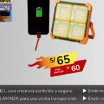 CARGADOR PORTATIL SOLAR CON REFLECTOR