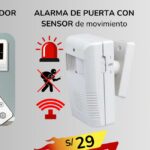 ALARMA DE PUERTA CON SENSOR