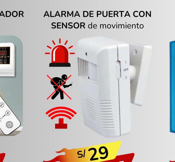 ALARMA DE PUERTA CON SENSOR ALARMA DE PUERTA CON SENSOR - Imagen 1