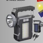 LINTERNA CON LAMPARA & PANEL SOLAR