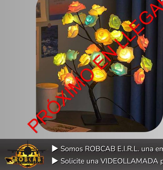 LAMPARA ARBOL DE ROSAS LAMPARA ARBOL DE ROSAS - Imagen 1