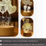 LAMPARA DECORATIVA 3D / PURO AMOR