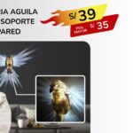 LUMINARIA AGUILA 3D CON SOPORTE DE PARED