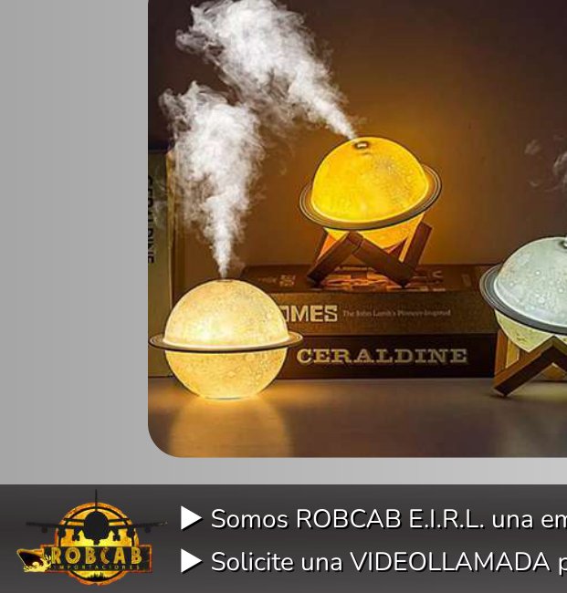HUMIDIFICADOR LAMPARA SATURNO HUMIDIFICADOR LAMPARA SATURNO - Imagen 1