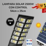 LAMPARA SOLAR 2500W CON CONTROL