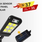 LAMPARA SENSOR CON PANEL SOLAR