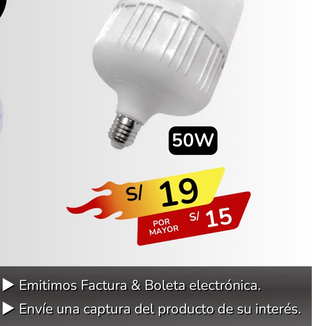 FOCO LED 50W FOCO LED 50W - Imagen 1