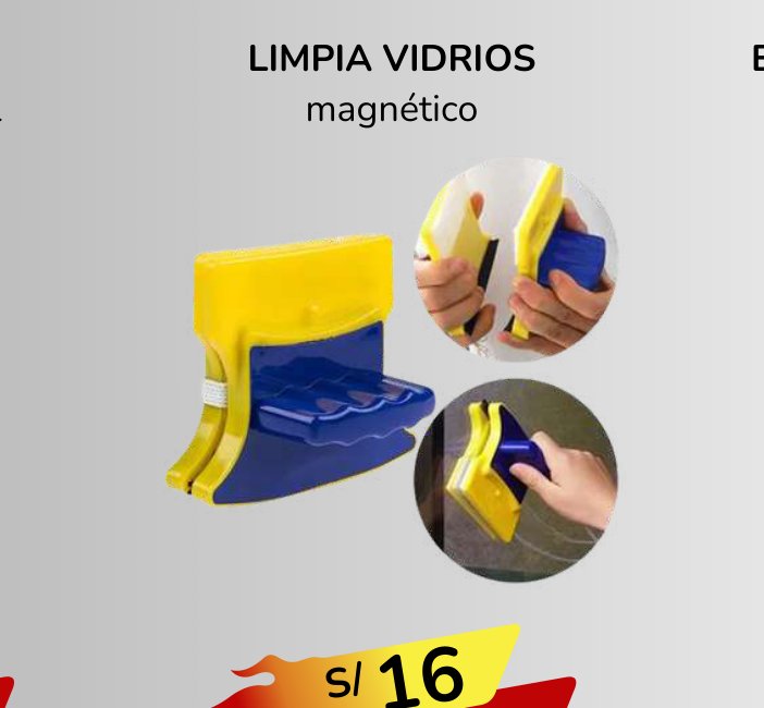 LIMPIA VIDRIOS MAGNETICO LIMPIA VIDRIOS MAGNETICO - Imagen 1