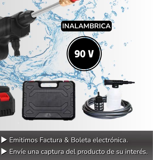 HIDROLAVADORA 90V HIDROLAVADORA 90V - Imagen 1