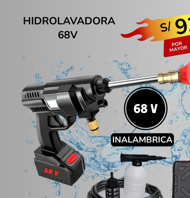 HIDROLAVADORA 68V HIDROLAVADORA 68V - Imagen 1