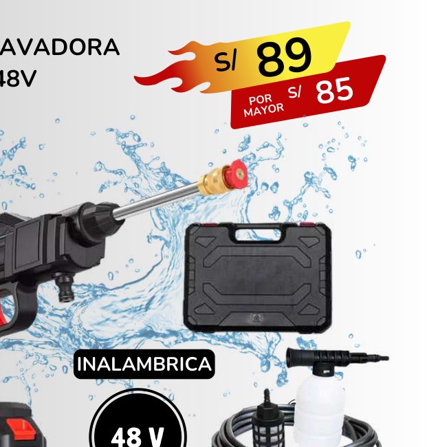 HIDROLAVADORA 48V HIDROLAVADORA 48V - Imagen 1