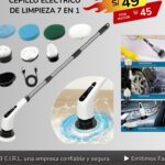 CEPILLO ELECTRICO DE LIMPIEZA 7 EN 1