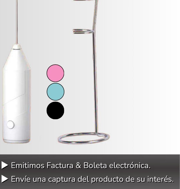MINI BATIDORA CON SOPORTE MINI BATIDORA CON SOPORTE - Imagen 1