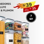 CONTENEDORES INCLUYE STICKERS & PLUMON