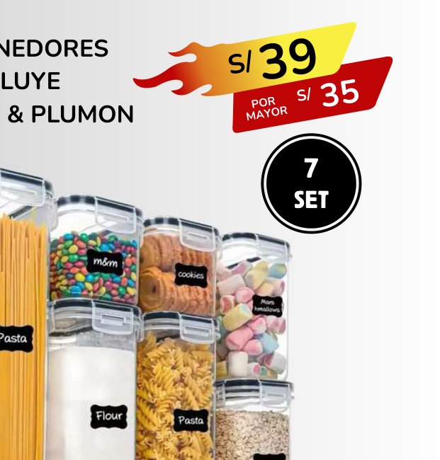 CONTENEDORES INCLUYE STICKERS & PLUMON CONTENEDORES INCLUYE STICKERS & PLUMON - Imagen 1