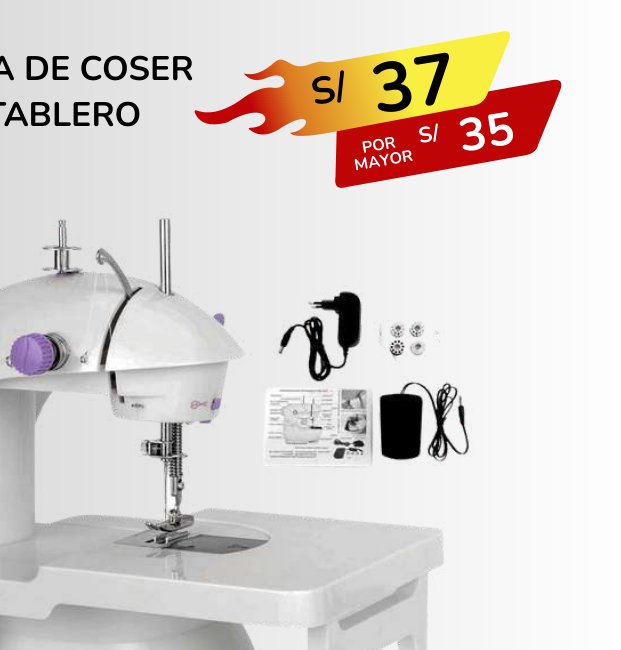 MAQUINA DE COSER CON TABLERO MAQUINA DE COSER CON TABLERO - Imagen 1