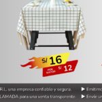 MANTEL A CUADROS