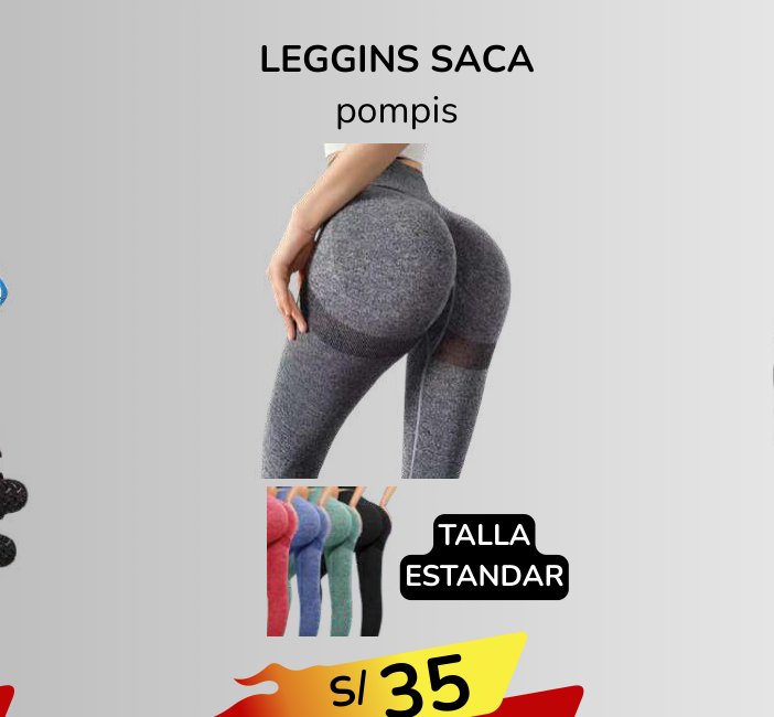 LEGGINS SACA pompis LEGGINS SACA pompis - Imagen 1