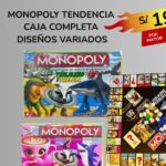 MONOPOLY TENDENCIA CAJA COMPLETA DISEÑOS VARIADOS