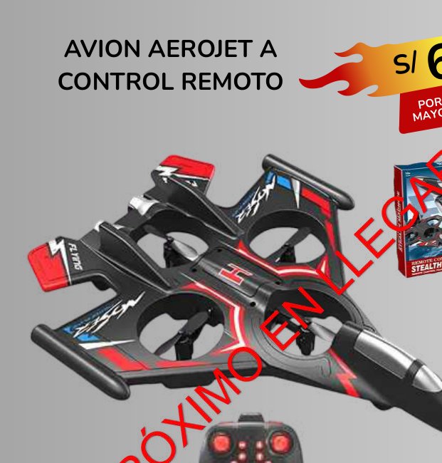 AVION AEROJET A CONTROL REMOTO AVION AEROJET A CONTROL REMOTO - Imagen 1