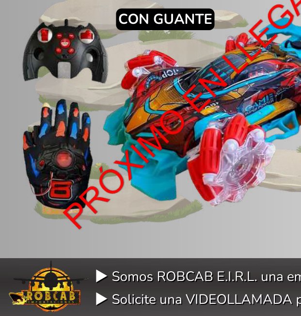CARRO ACROBATICO SENSOR DE MUÑECA & MANDO CARRO ACROBATICO SENSOR DE MUÑECA & MANDO - Imagen 1