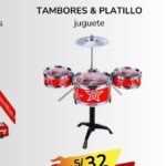 TAMBORES & PLATILLO juguete