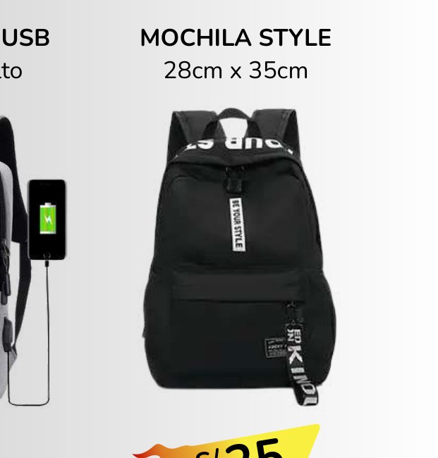 MOCHILA STYLE MOCHILA STYLE - Imagen 1