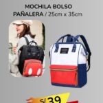 MOCHILA BOLSO PAÑALERA
