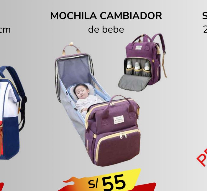 MOCHILA CAMBIADOR MOCHILA CAMBIADOR - Imagen 1